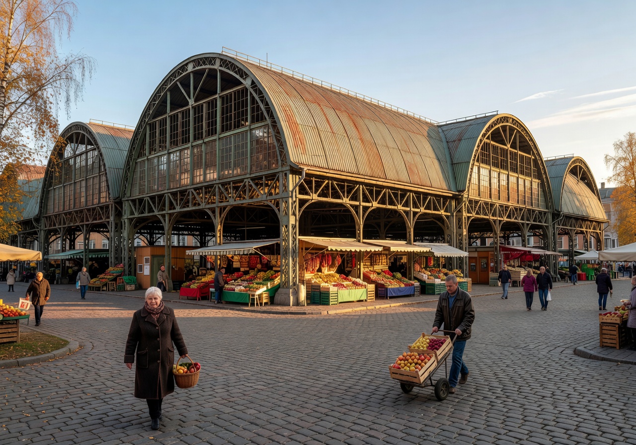 Riga Central Market pavilions